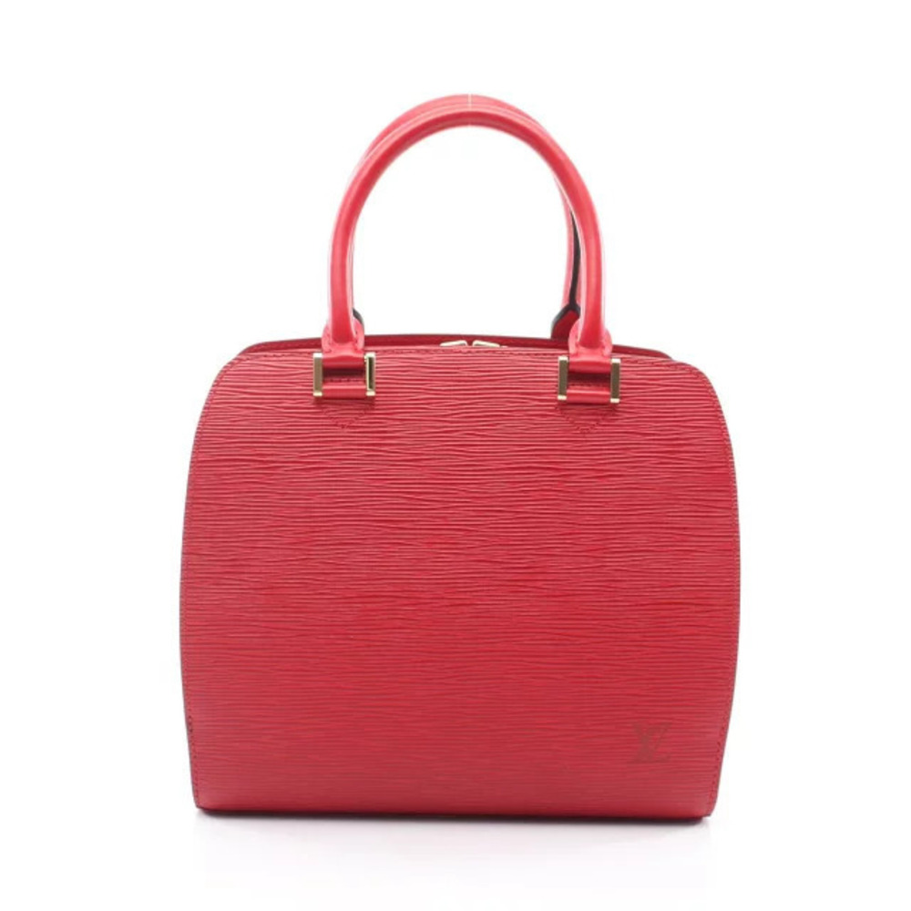 Louis Vuitton Pont Neuf Handbag Leather Epi Red